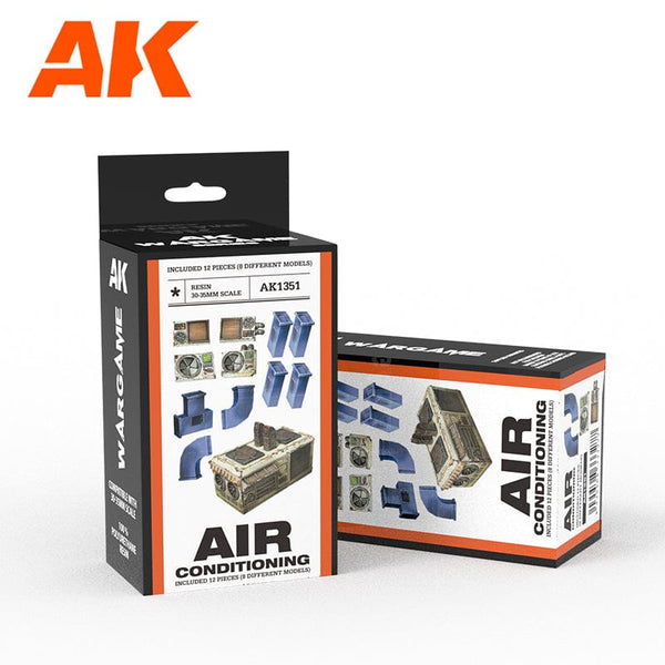 AK Interactive Wargame & Diorama Scenography Objects 30-35mm - Air Conditioning set