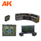 AK Interactive Wargame & Diorama Scenography Objects 30-35mm - Control Stage set