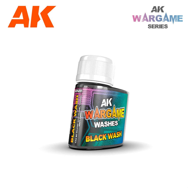 AK Interactive Wargame Washes 35ml - Black Wash