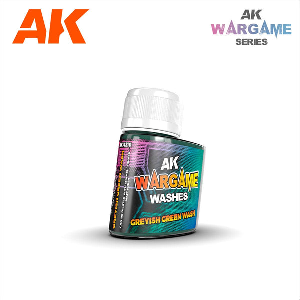 AK Interactive Wargame Washes 35ml - Greyish Green Wash