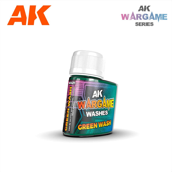 AK Interactive Wargame Washes 35ml - Green Wash
