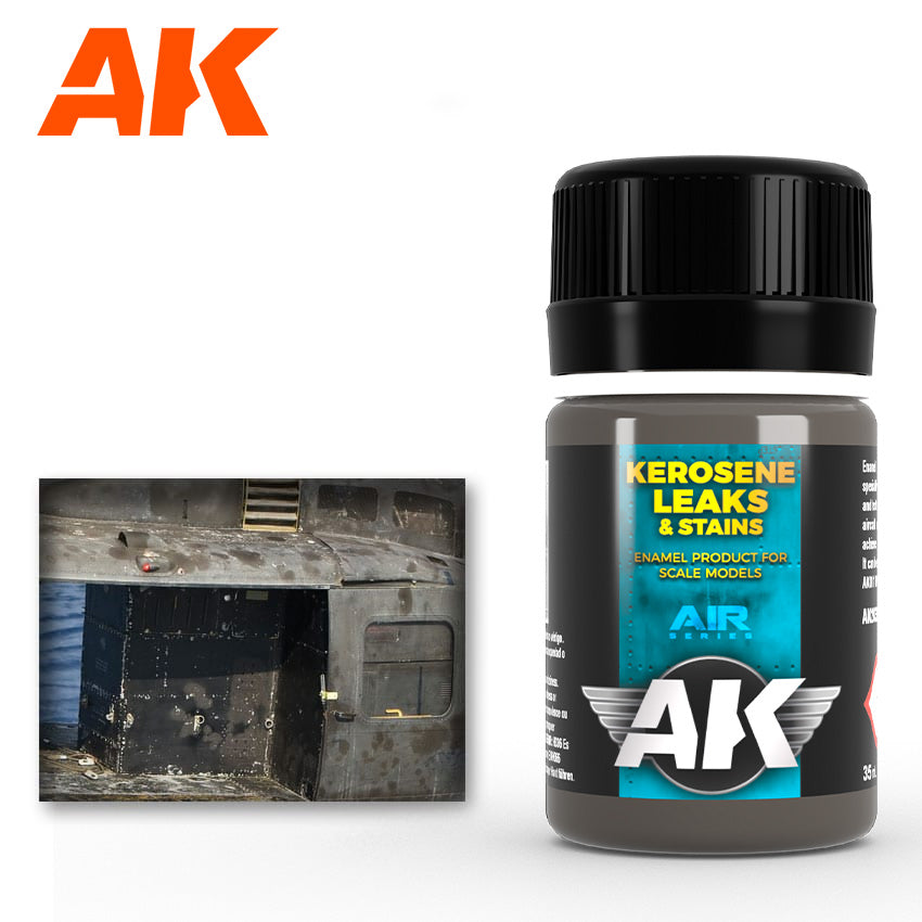 AK Interactive Streaking Kerosene Leaks & Stains