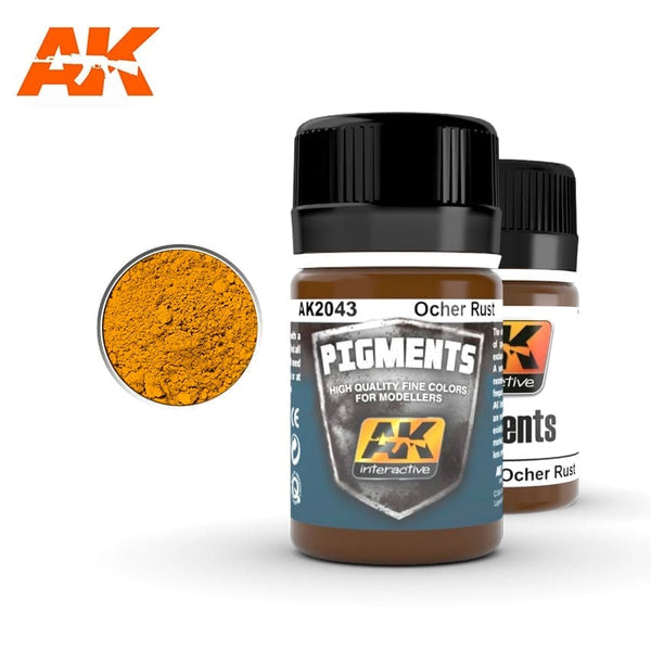 AK Interactive Ocher Rust pigments