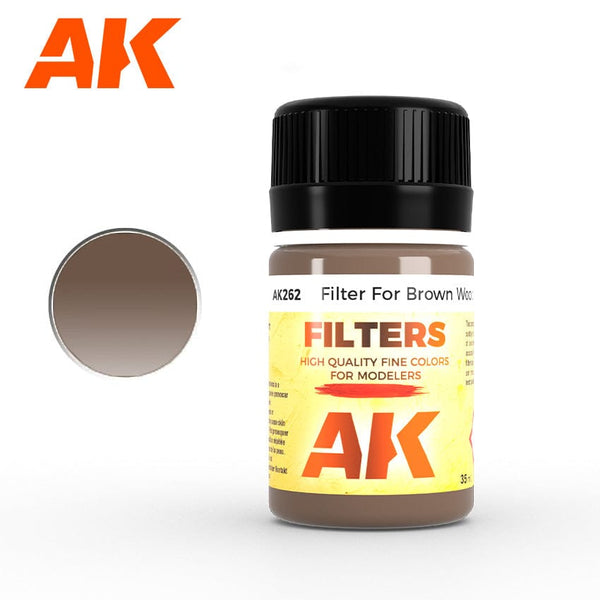 AK Interactive Red Brown Filter for Wood 35ml