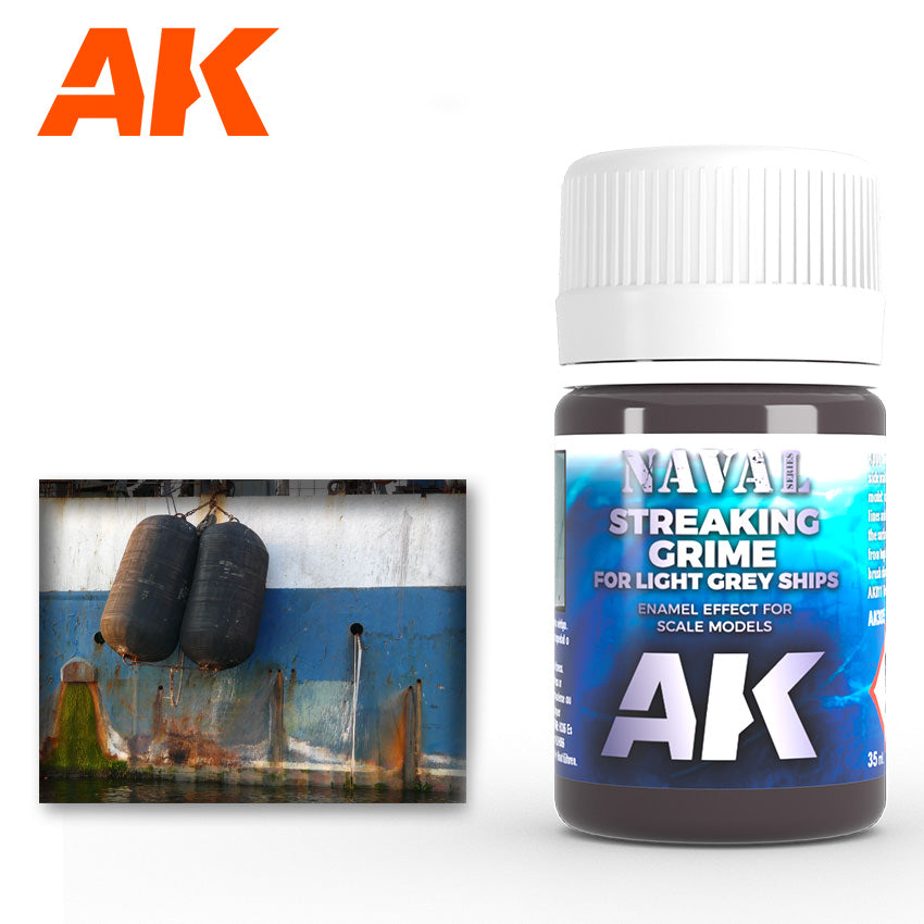 AK Interactive Streaking Grime for Light Grey