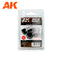 AK Interactive - Mix and ready - 4x Empty Jars with Labels 35ml