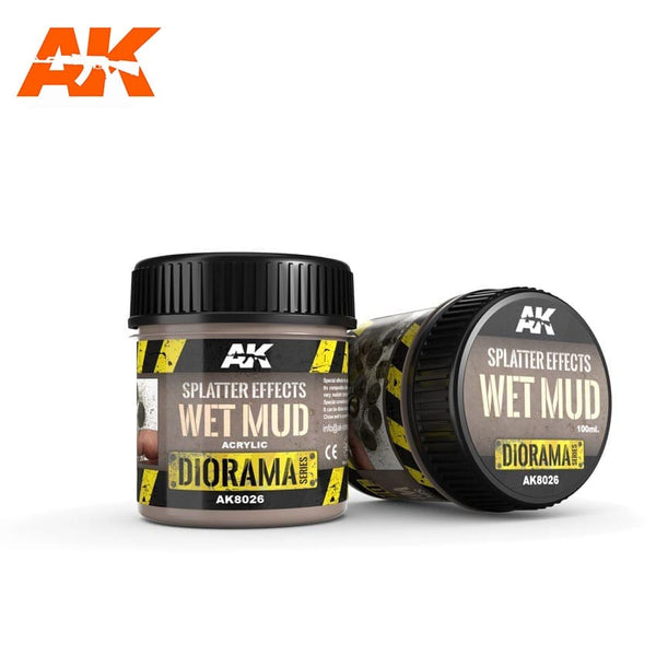 AK Interactive Splatter Effects - Wet Mud - 100ml