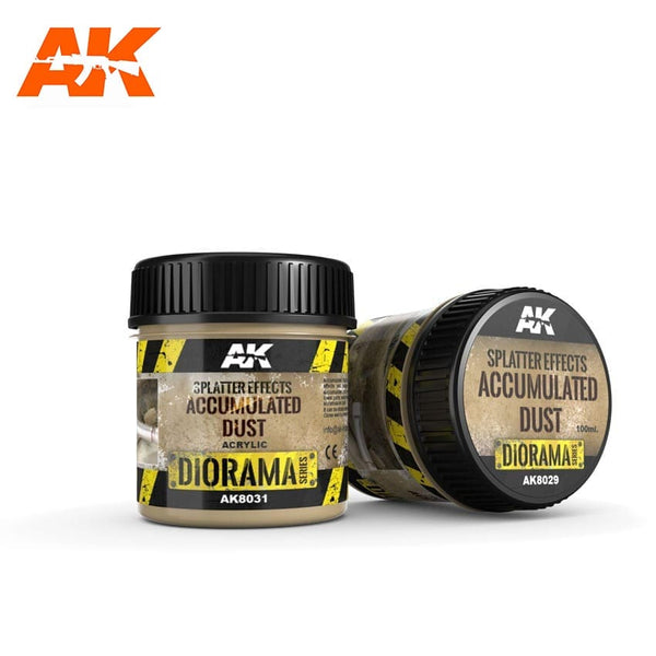 AK Interactive Splatter Effects - Accumulated Dust - 100ml