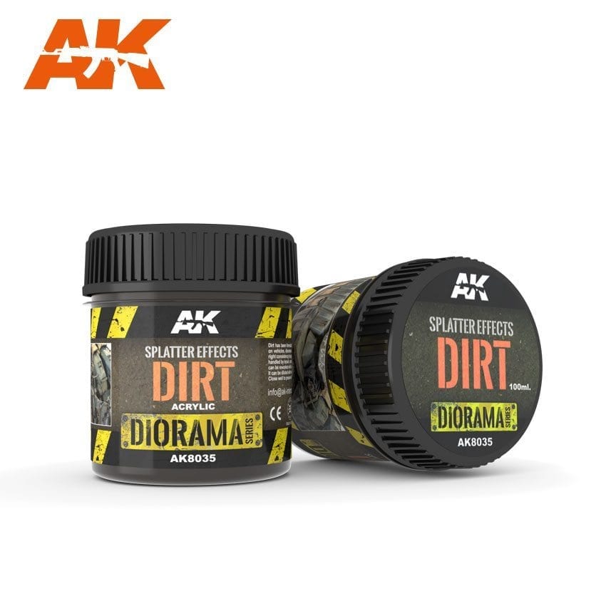 AK Interactive Splatter Effects - Dirt - 100ml