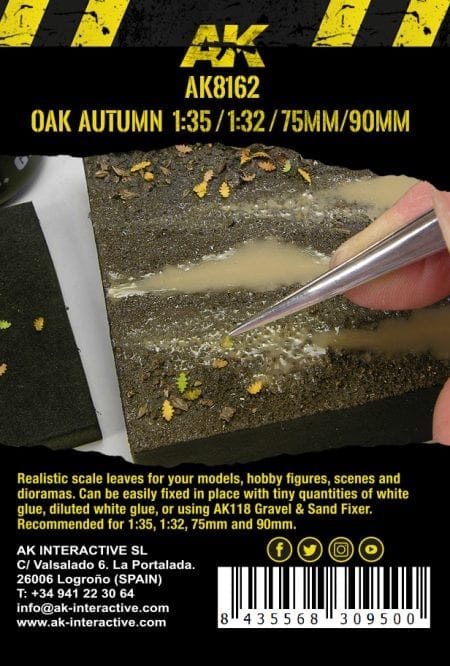 AK Interactive Oak Autumn Leaves 1/35 (Bag 7 grams)