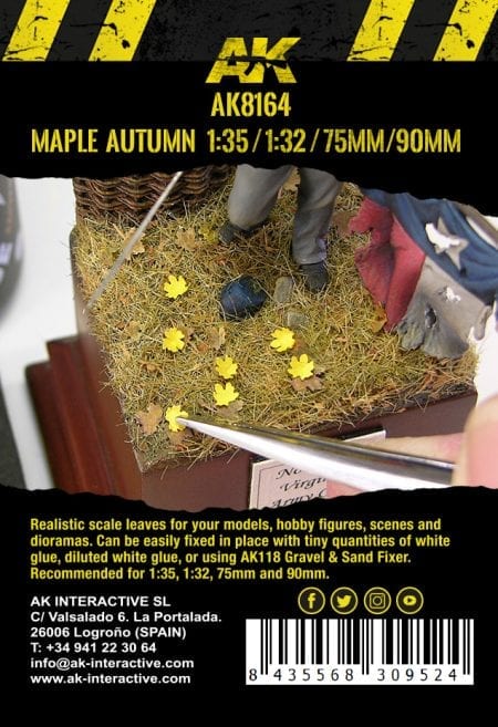 AK Interactive Maple Autumn Leaves 1/35 (Bag 7 grams)