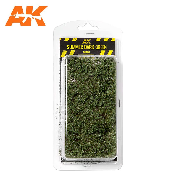 AK Interactive High Quality Summer Dark Green Shrubberies 1/35 / 75mm / 90mm