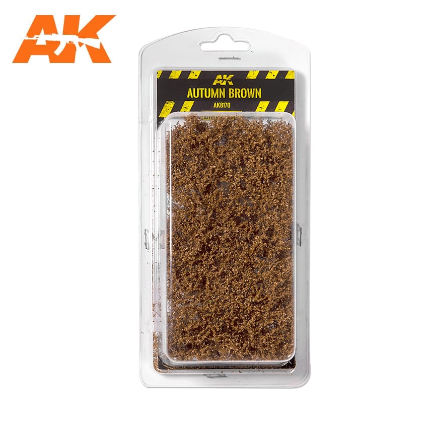 AK Interactive High Quality Autumn Brown Shrubberies 1/35 / 75mm / 90mm