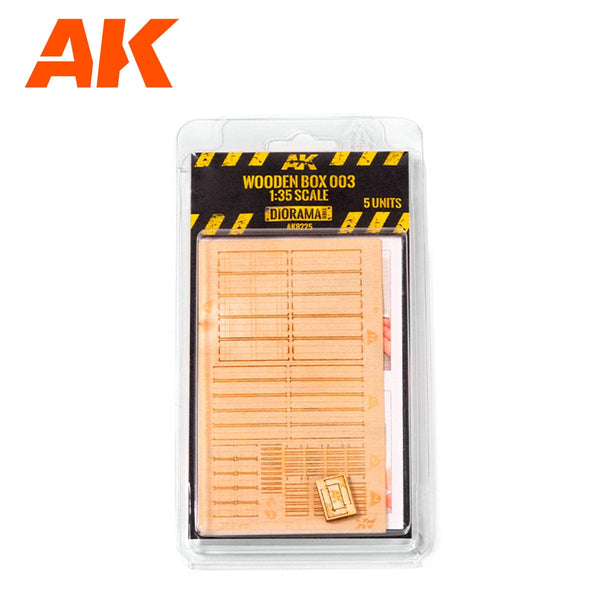 AK Interactive Dioramas - Wooden Box 1/35 (003) - 5x units Large