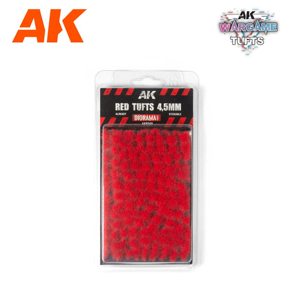 AK Interactive Wargame Tufts 4.5mm - Red
