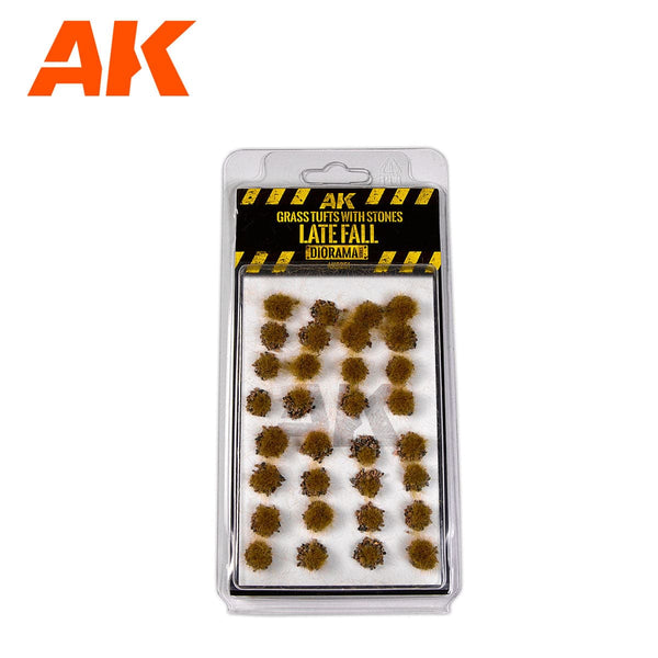 AK Interactive Tufts with Stones - Late Fall