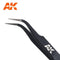 AK Interactive Precise Curved Tweezers