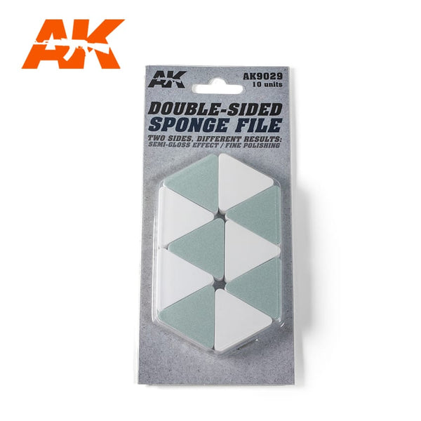 AK Interactive Double Sided Sponge -for semi-gloss effect and fine polishing