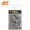 AK Interactive Flexible Airbrush Stencil for Weathering, Camouflage and Organics 1/48, 1/72