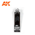 AK Interactive Silicone Brushes - Hard Tip - Small x5