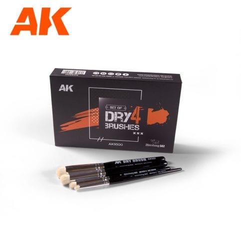 AK Interactive Dry Brushes set