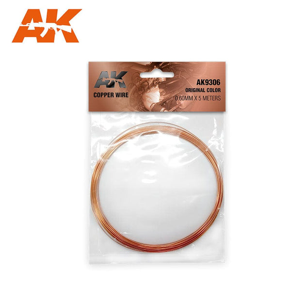 AK Interactive Copper Wire Natural Color - 0.60mm x 5 meters