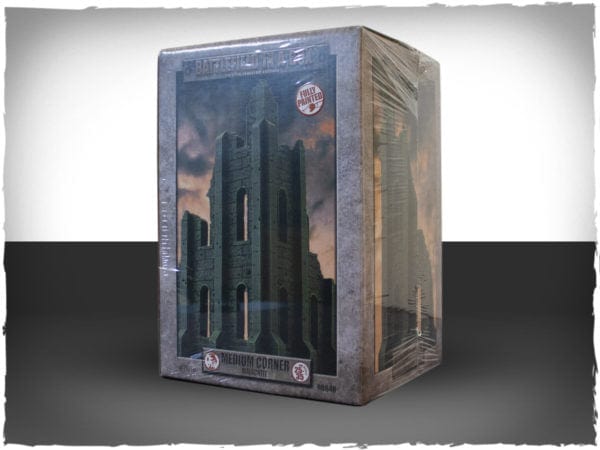 Battlefield In A Box - Battlefront Gothic Battlefields - Medium Corner Ruin - Malachite