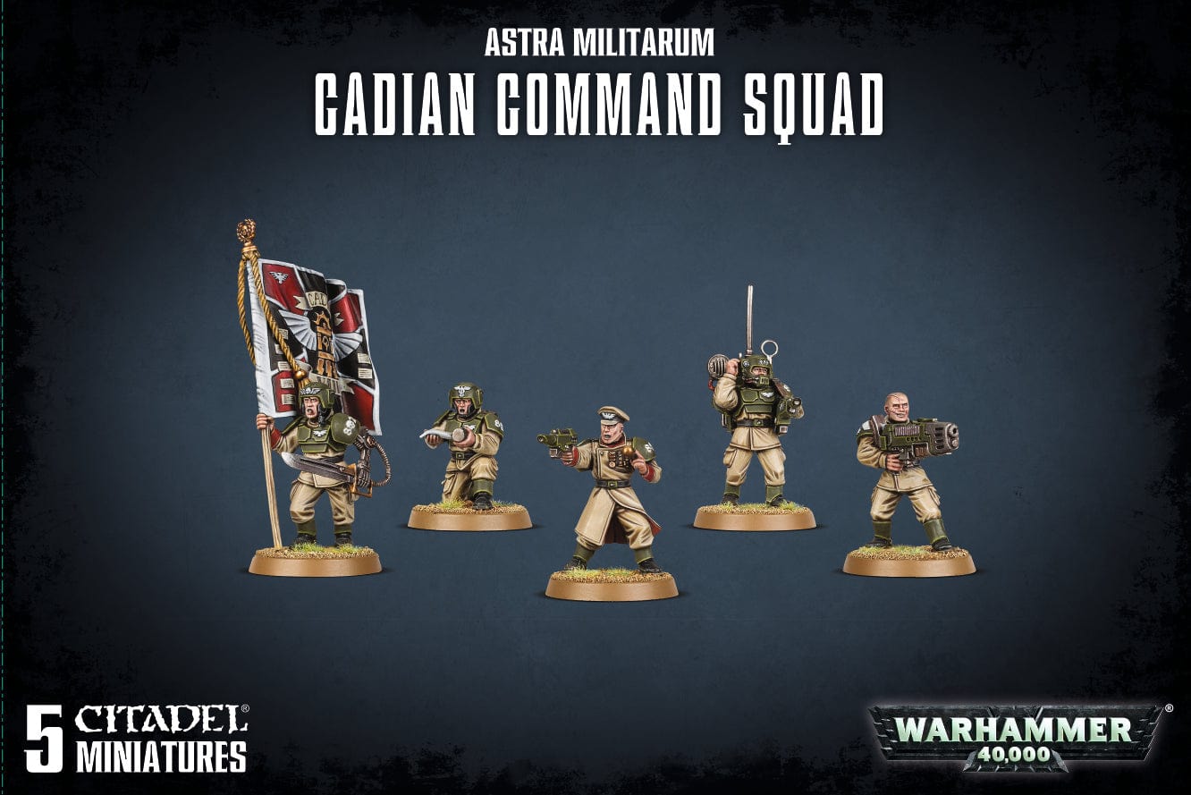 Astra Militarum Cadian Command Squad.