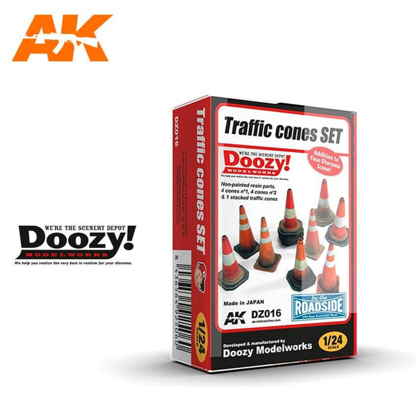 Doozy Dioramas - Scenography kit - Traffic Cones set