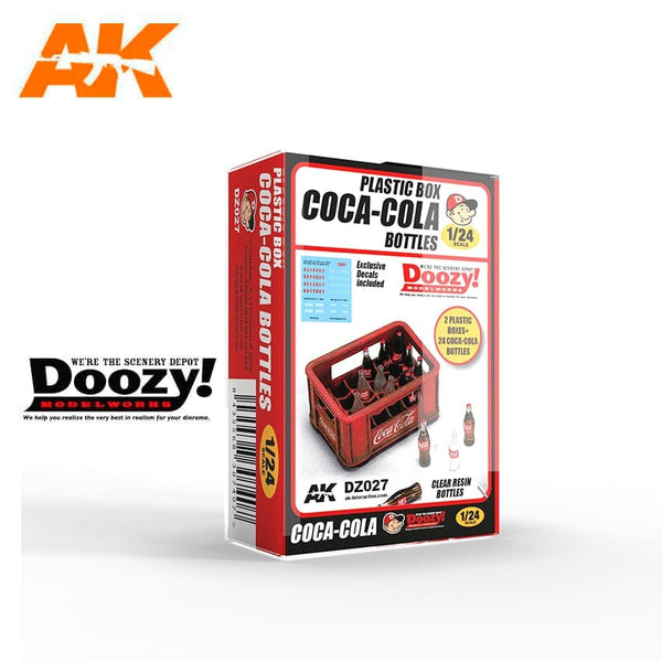 Doozy Dioramas - Scenography kit - 1940-1980's Plastic Box Coca-Cola Bottles