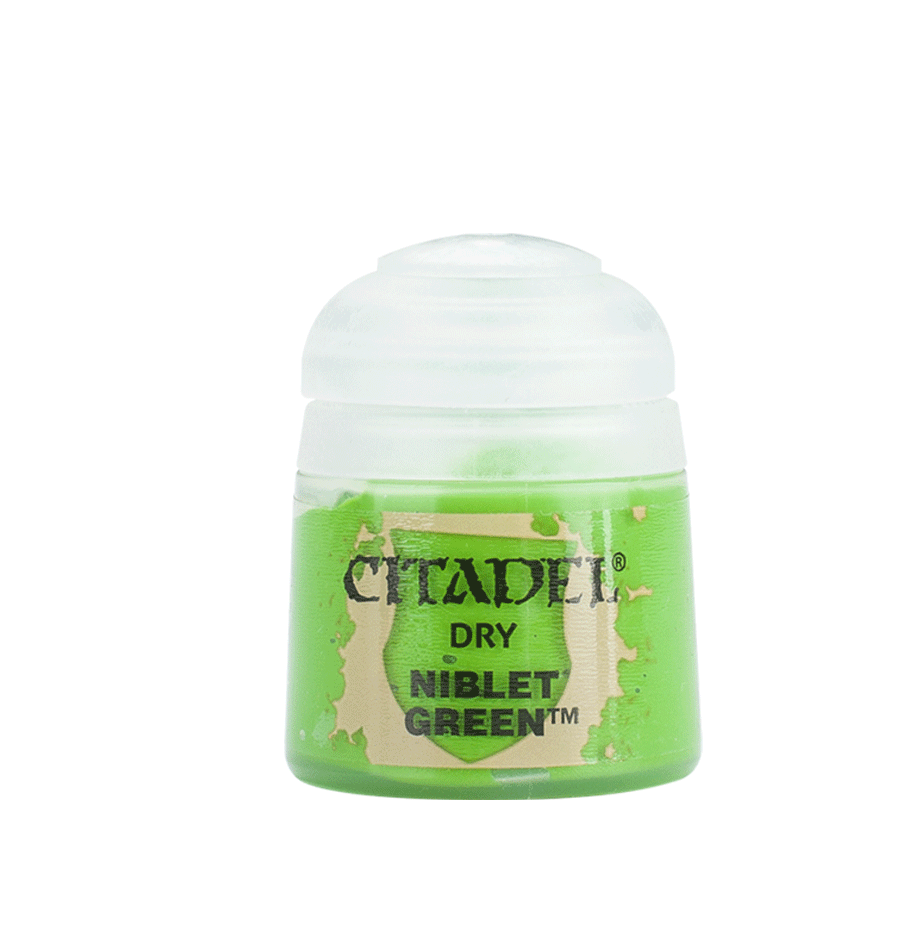 DRY PAINT: NIBLET GREEN.