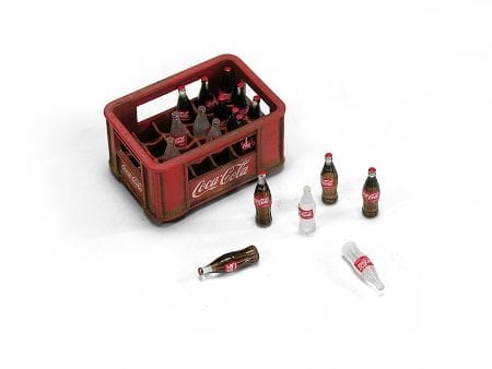Doozy Dioramas - Scenography kit - 1940-1980's Plastic Box Coca-Cola Bottles