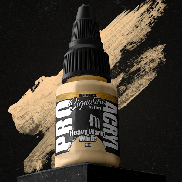 Pro Acryl Signature Series - Ben Komets S18 Heavy Warm White Satin 22ml