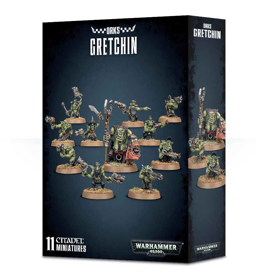 Orks Gretchin and Runtherd.