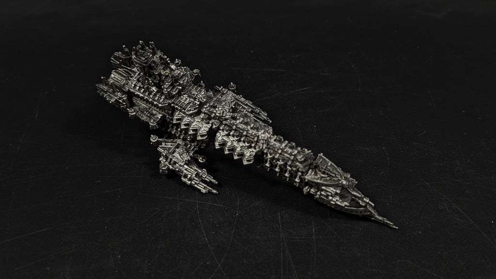 Warhammer Battlefleet Gothic Apocalypse Class Battleship metal (647)