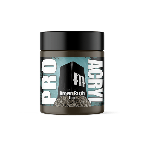 Monument Hobbies Pro Acryl Basing Texture - Brown Earth Fine 120ml