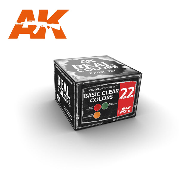 AK Interactive Real Colors - Basic Clear Colors