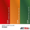 AK Interactive Real Colors - Basic Clear Colors