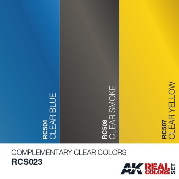 AK Interactive Real Colors - Complementary Clear Colors