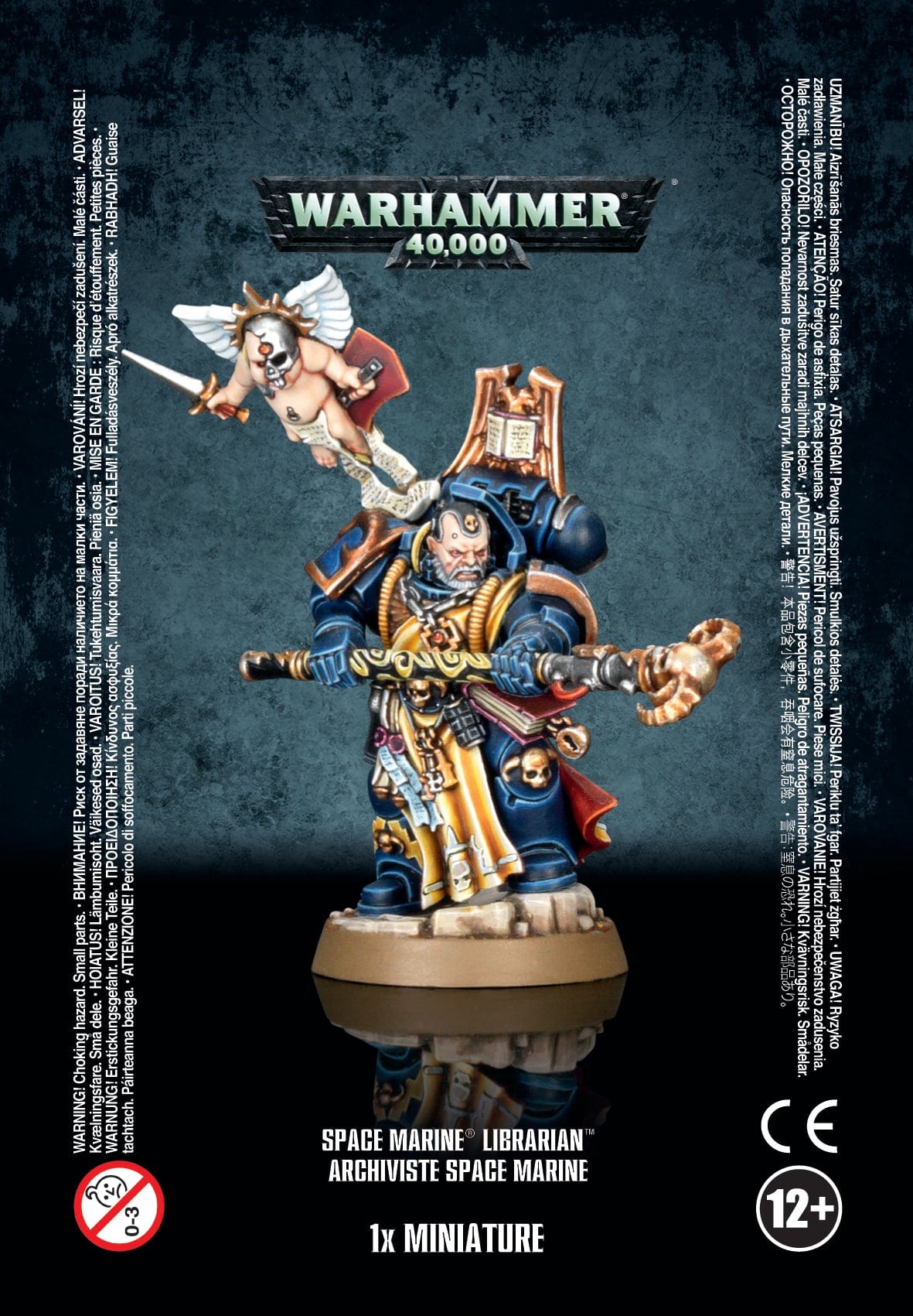 SPACE MARINES LIBRARIAN.