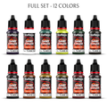 Vallejo Game Special FX 18ml - Full Set of 12 effects