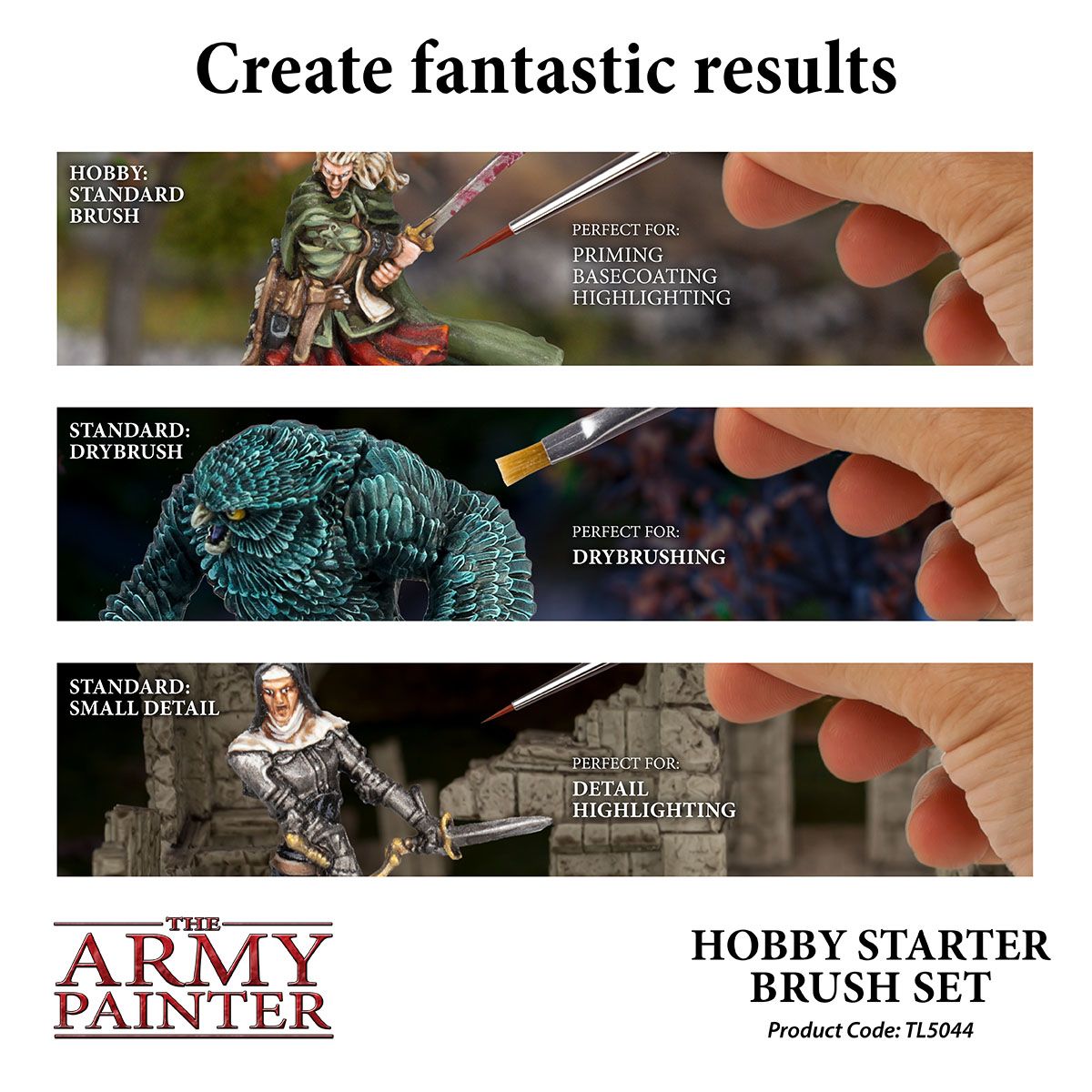 Army Painter Hobby Starter Brush Set