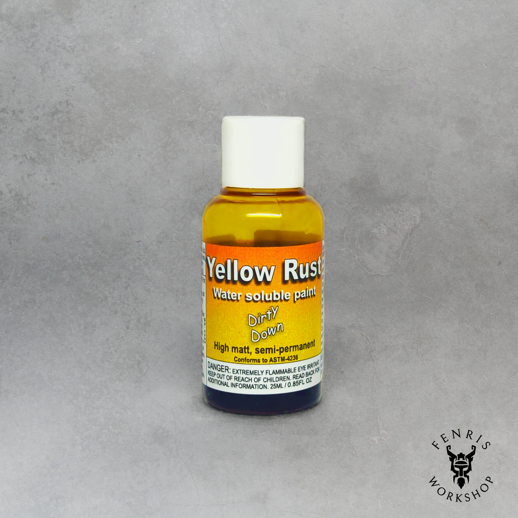 Dirty Down Yellow Rust paint - Ultra Realistic Effects for a cinematic result