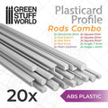 GSW Plasticard - Variety Pack - Rods & Beams