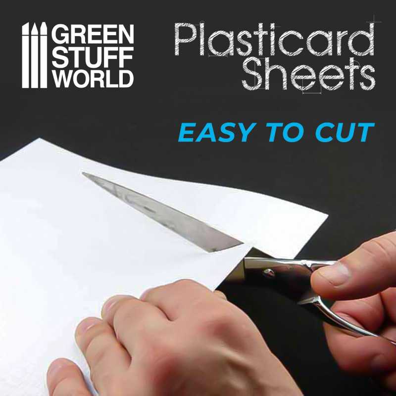 GSW Plasticard - Plain Sheet 0,5mm x5 Scale model supplies Foto & Idee GSW Plasticard - Plain Sheet 0,5mm x5 Scale model supplies
