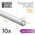 GSW Plasticard - Tube 3mm x10