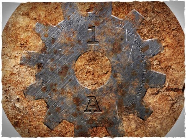 Warhammer Neoprene Objective Markers set #3 - Mechanicum