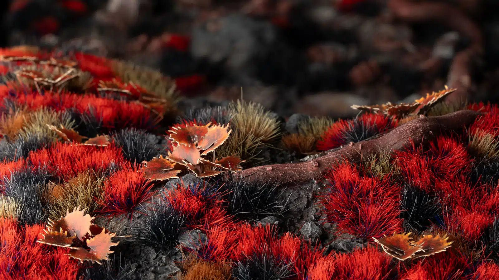 Gamer's Grass Tufts Alien Blood Moon 6mm