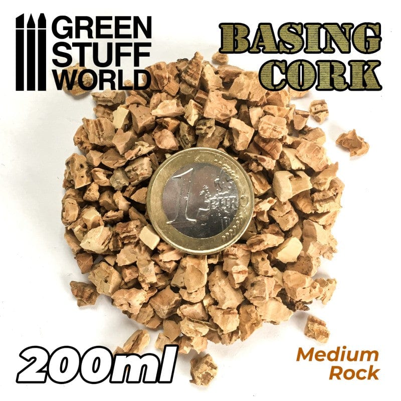 Basing Cork Grit - Medium Rock 200ml