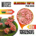 GSW Blossom Tufts 6mm - Pink Flowers